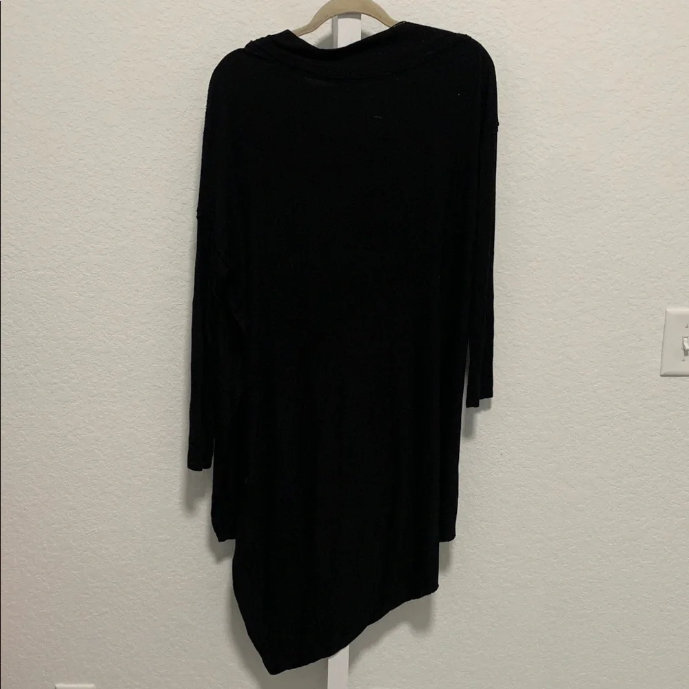 We the Free Free People Grapevine Black Long Sleeve Tunic Top Size Medium - Picture 5 of 8
